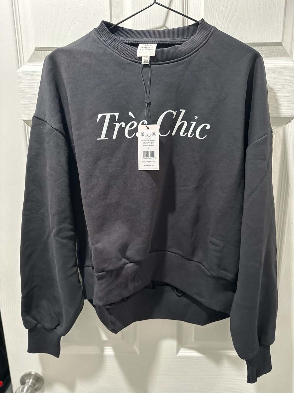 Cinq à Sept Très Chic Brandy Pullover Sweatshirt Size S
